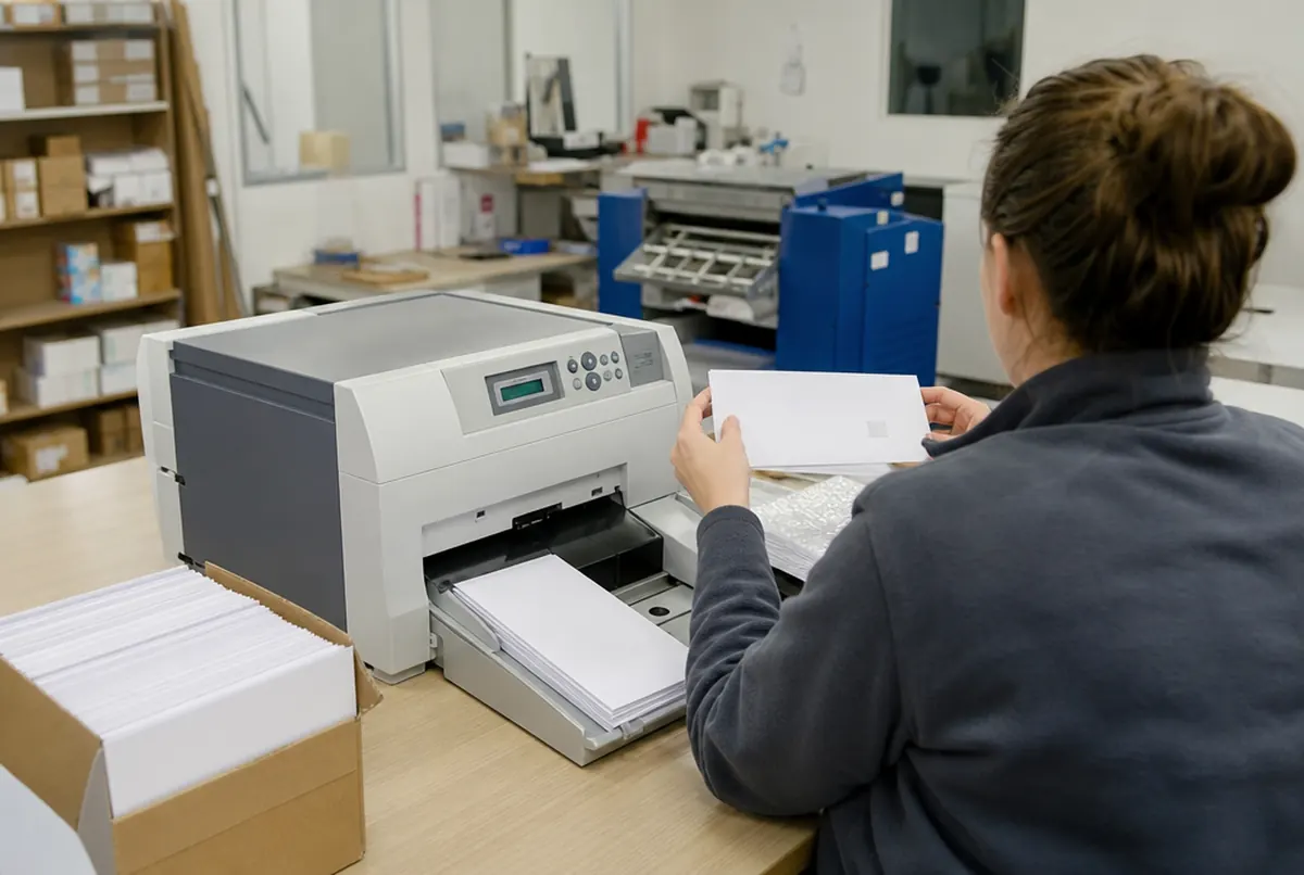 Impression des adresses depuis une liste sur des enveloppes à l'imprimerie