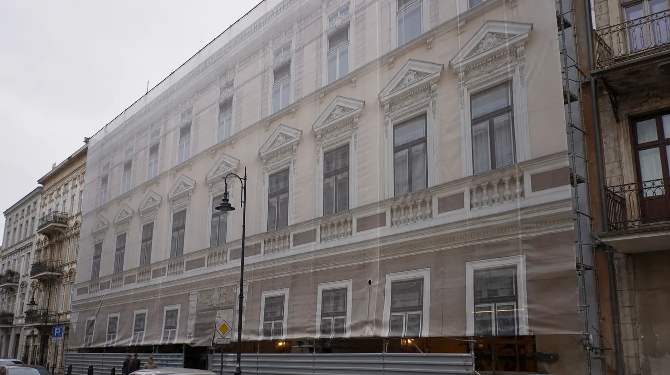 Banery na rusztowania i budowy — wizualizacja kategorii