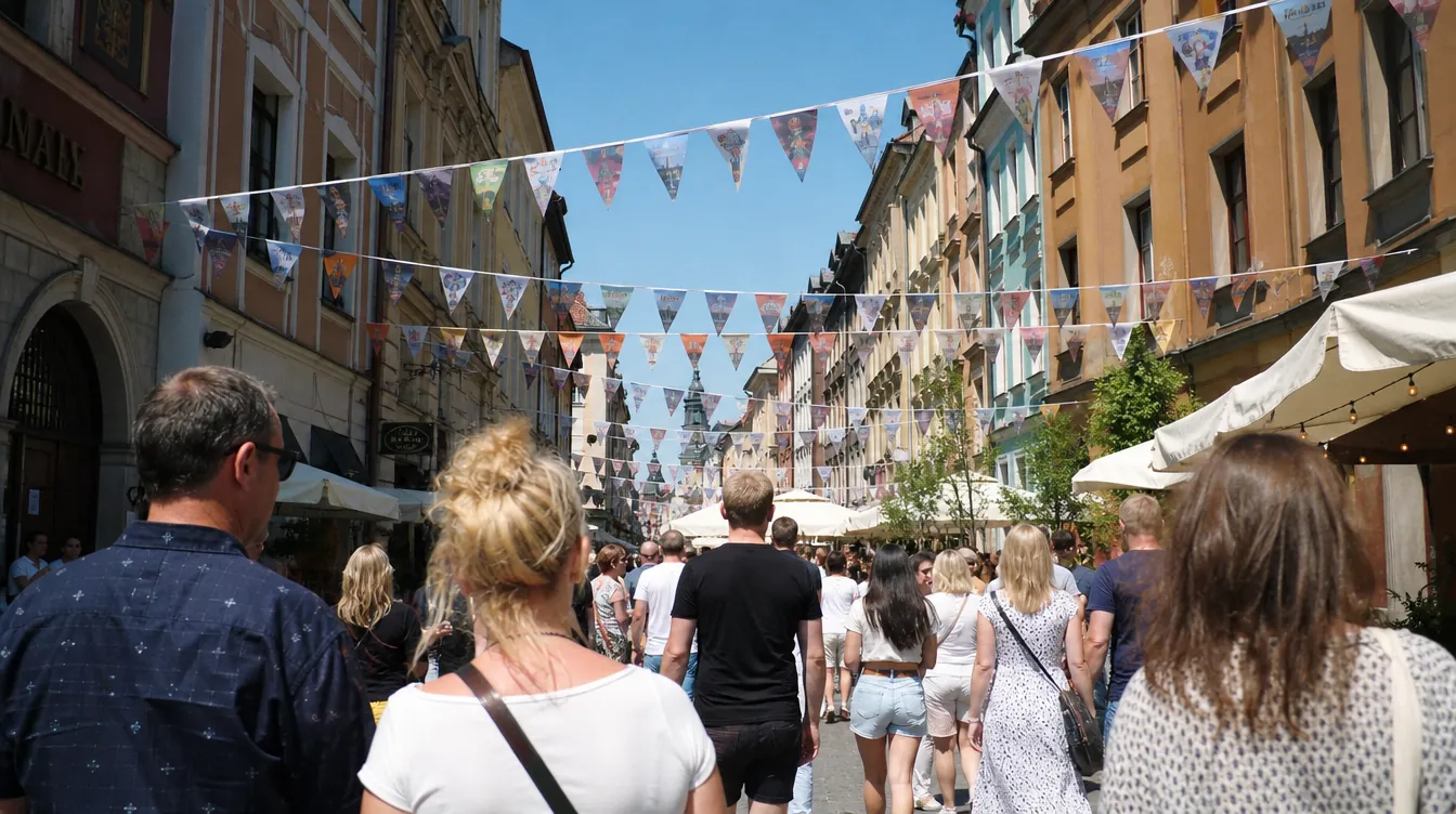 Girlandy i flagietki — wizualizacja kategorii