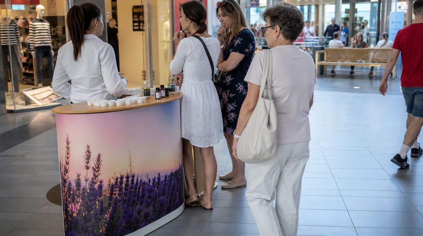Trybunki i lady promocyjne — wizualizacja kategorii
